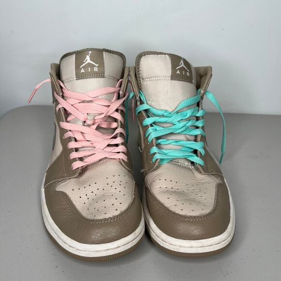 Nike Air Jordan 1 Mid BG Legend Light Brown Tan Khaki Cream Size Mens 10 main image 6